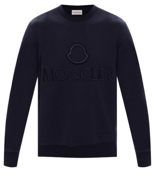 Moncler Blue Logo Sweatshirt